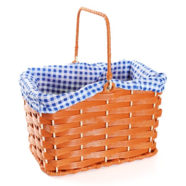 (24 Pack) Blue Gingham Basket